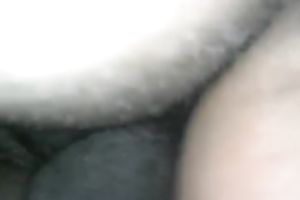 My bosomy swarthy black cock sluts sucks my BBC and enjoys coarse from behind sex