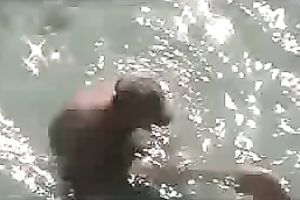 Lucky chap bonks his sexy and curvy blond girl from behind