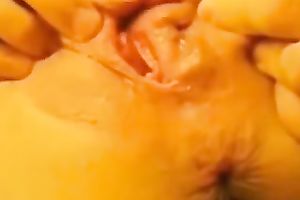 I am plan to show u what my girlfriend's moist twat looks like