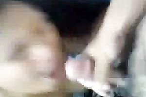 Awesome blowjob from Asian overweight milf woman on webcam