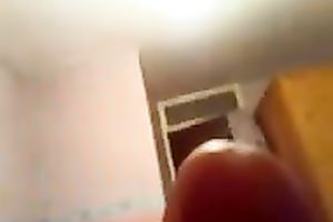 Sexy and shapely GF is riding my shlong in cowgirl position