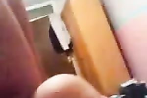 Sexy and shapely GF is riding my shlong in cowgirl position