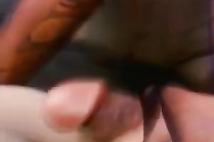 Kinky dudes and whorish angels have filthy fuckfest fuck