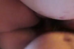 big beautiful woman sexy white dirty slut wife pleases me on homemade POV video