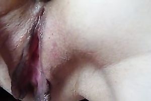 Just a vagina of my pale skin wife filmed closeup from behind