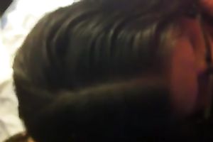 My spruce girlfriend in glasses knows how to give a precious blowjob