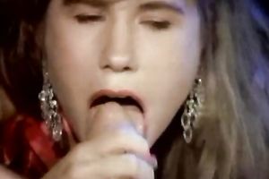 Incredibly seductive mother I'd like to fuck is engulfing hard pecker deepthroat