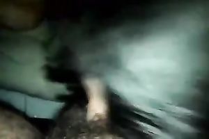 Brunette bitch with well-matured milk sacks has the superlatively good shlong engulfing skills
