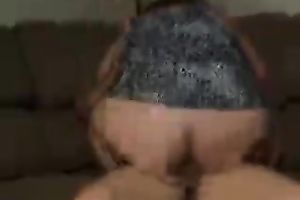 My bulky white doxy rides my dick on the bed on web camera