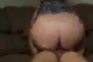 My bulky white doxy rides my dick on the bed on web camera