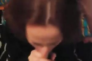 My skanky ally shows her precious cock-sucking skills to me