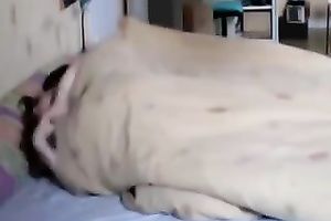 My hungry girlfriend is a big fan of man-on-top position