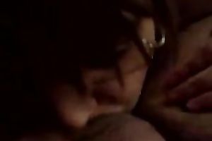 Nerdy nineteen yo student babe sucked me off on camera