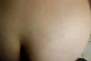 Approached my hottie from behind in the kitchen and jizzed on her wazoo