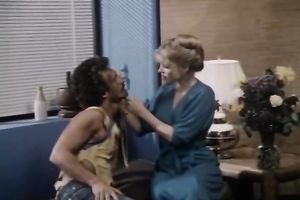 Divine golden-haired babe receives her cunt team-fucked well by a sexy dude