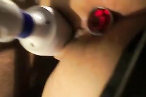 My hot as hell GF acquires her the one and the other holes nailed with toys