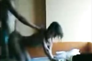 eighteen years old Bulgarian beauty backs up as I fuck her from behind