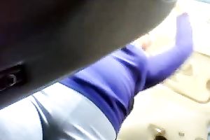 I love spying on bulky ass women on the public transportation