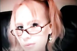 Petite college legal age teenager chick masturbates with a banana