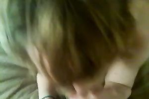 My girlfriend likes giving head and this babe can't live without my ball cream