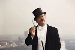 Raven head bawdy lassie swallows monstrous shlong but not unfathomable mouth