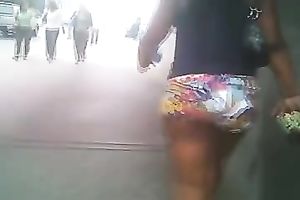 Look how her overweight appealing a-hole jiggles when this babe walks