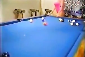 Busty blond gives oral stimulation to one well endowed guy