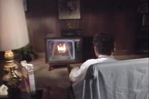 Blonde haired perverted bitch sucks and jumps on a large cock