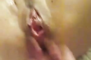 Sex-starved bitch is squirting a lot in front of a camera
