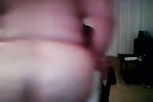 Trashy big beautiful woman floozy likes playing with her massive saggy billibongs