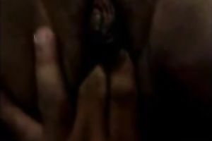 My nasty girlfriend lets me tease her hairless pussy