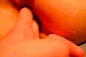 European white dirty slut wife getting licked and fingered in the ass aperture