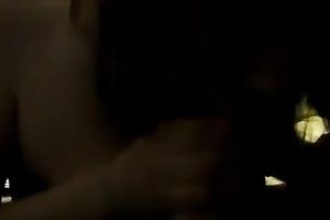 Sweet brunette coed sucks my black log in excellent POV scene