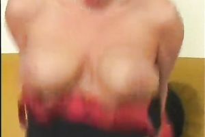 Aroused mama with massive juggs blows and rides hard weenie
