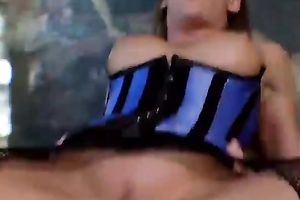 Sassy honey in corset receives her bumhole fucked like not at any time in advance of