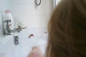 Flashing my bra buddies and a-hole for the web camera during the time that taking a washroom