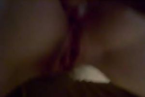 Pleasing myself in the black with a sextoy on the home movie scene