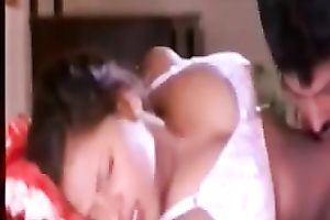 Awesome sex scene with sexy exotic dark brown babe groaning