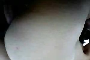 POV video with me drilling my girlfriend's sexy slit in a car