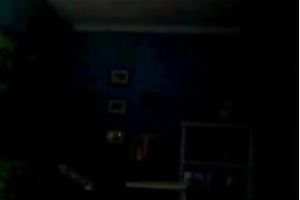 Nerdy and plump white bitch shows her shaggy fur pie for the cam