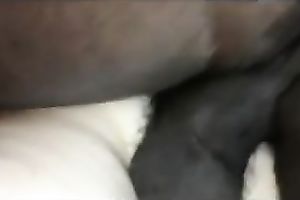 Busty white housewife is taking a large dark shaft unfathomable in the ass