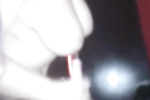 Extra breasty tramp gives me cook jerking making me cum in a minute