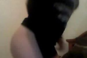 Cute exotic dark brown lastly flashes her slit on web camera