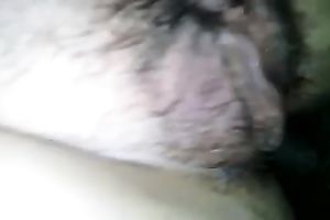 Chunky pale skin breasty floozy drilled in the booty on webcam