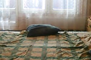 Lewd Bulgarian nympho rides her fuck buddy's dong in cowgirl position