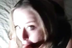 My big beautiful woman GF with massive gazoo knows how to give orall-service sex