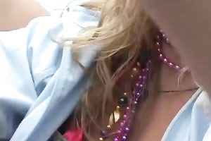 Crazy lesbo doxies acquire stripped for the crowd at the party