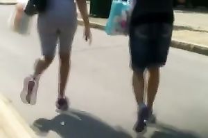 Hidden camera video with the most amazing ass in the world