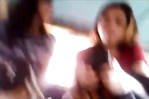 Woman wearing a petticoat acquires caught on my hidden livecam