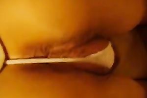 My excited girlfriend with worthy bum likes masturbating on camera